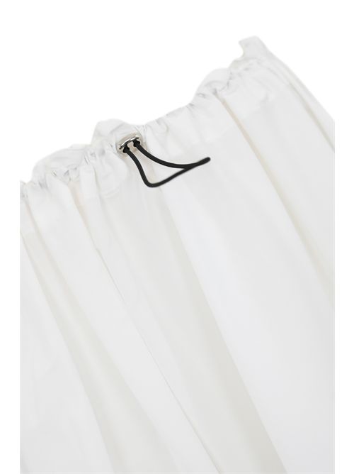 Gonna Fanny in popeline stretch Bianco Liviana Conti | L5SK48A01-0